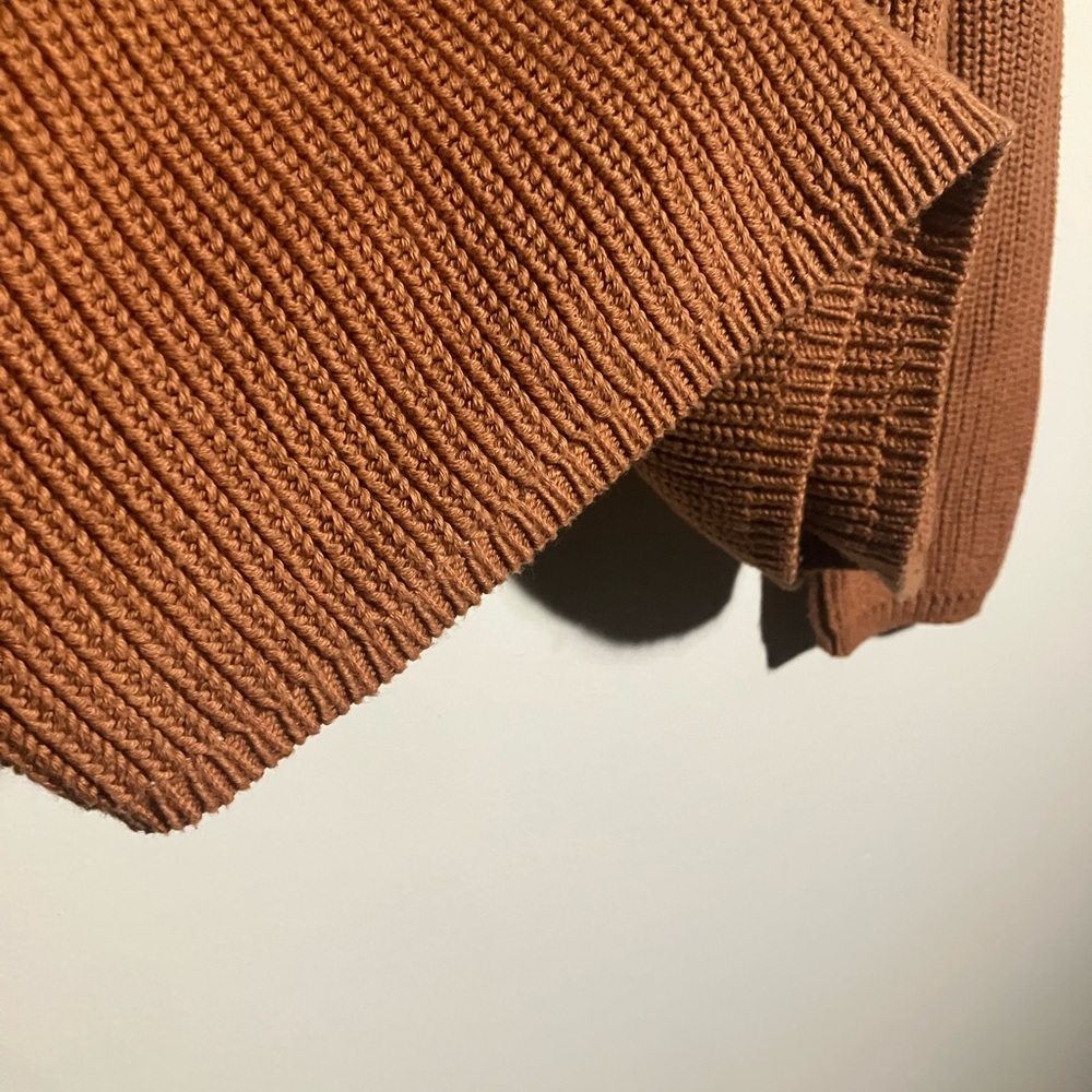 Jenni Kayne Textured Tan Crew Neck Sweater - Picture 4 of 13
